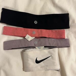 Lululemon and Nike Headbands Set